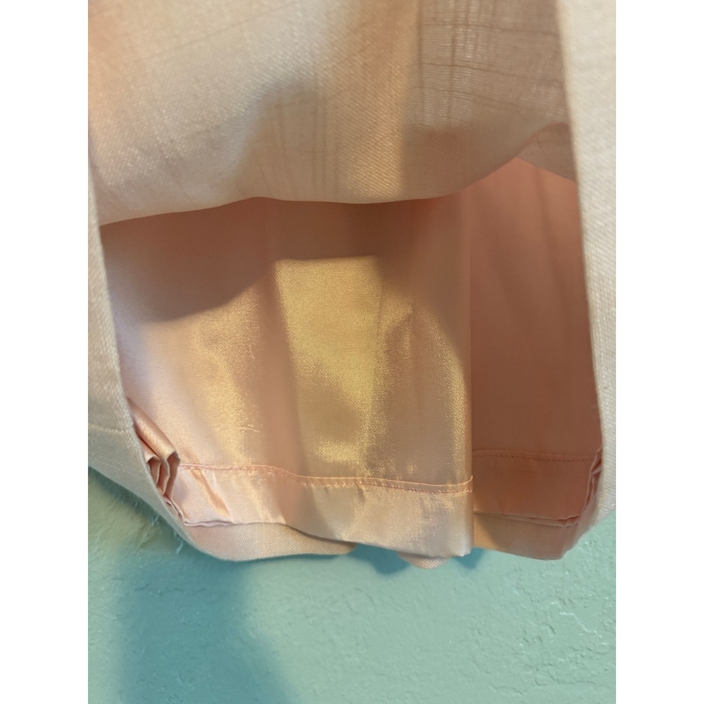 JH Collectibles Pink Linen Blend Blazer Skirt Suit Set Women Size 12 - Picture 3 of 9